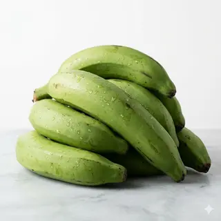 Platano verde 1 kg