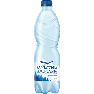 Вода Карпатська джерельна газована (0,5л)