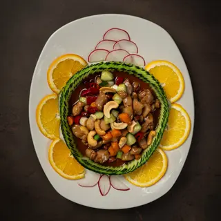 Pollo alle mandorle