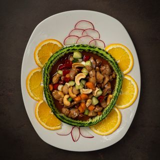 Pollo alle mandorle