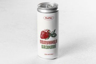 Лимонад NUNU Полуниця - Базилік