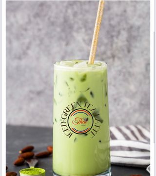 Iced Green Tea Latte