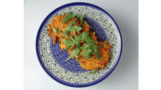 Placki z cukinii + sos czosnkowy