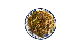 Xinjiang style fried noodle