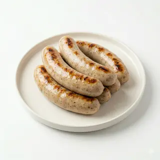 Bratwurst Con Queso Y Cebolla
