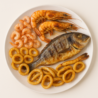 Plato mixto de pescado