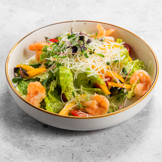 Салат с креветками