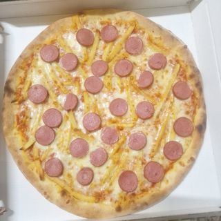  Pizza würstel e patate