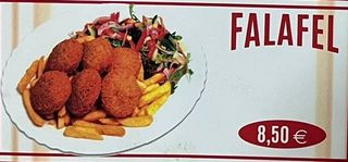 Falafel Menu