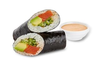 Суші буріто з лососем