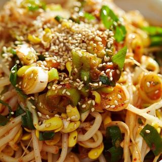 Ensalada de brotes de soja