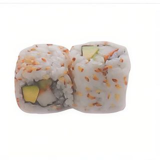 California de surimi con aguacate y pepino