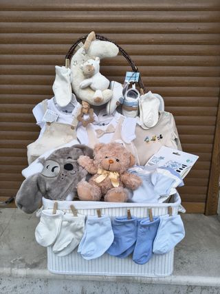 Coș cadou mama si bebe