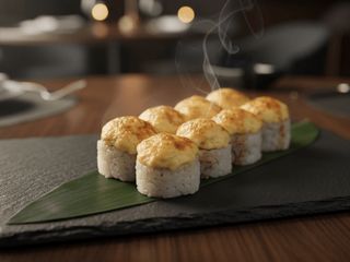 Zapiekany z krewetkami (280g)