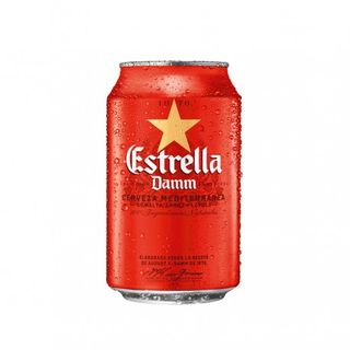 Lata cerveza Estrella damm