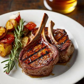 Grilled Chops With Honey