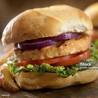Menu Hambúrguer de Salmão