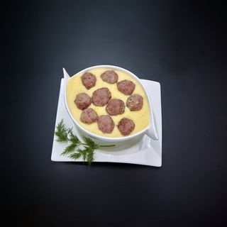 Крем-супчик "Колобок" с фрикадельками