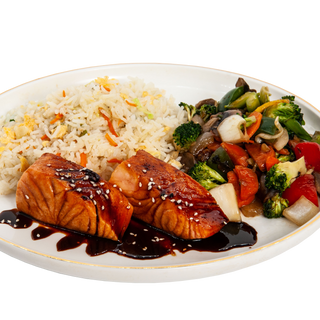 Salmão Teriyaki