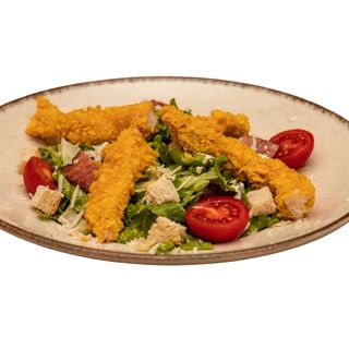 Цезар с хрупкаво пиле