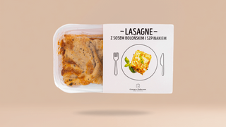 Lasagne z sosem bolońskim i szpinakiem