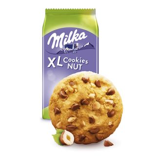 Ciastka Milka Cookies Xl Hazelnut 184g