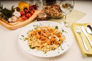 Papricaș de pui cu galuste de casa