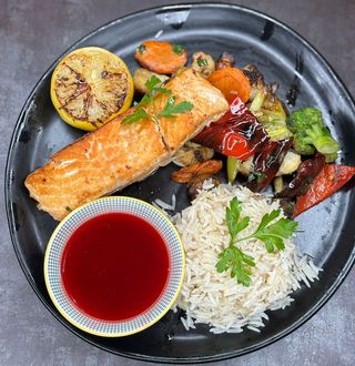 ნორვეგიული ორაგულის სტეიკი