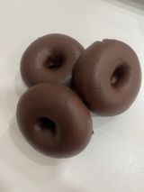 3 mini donuts chocolate 