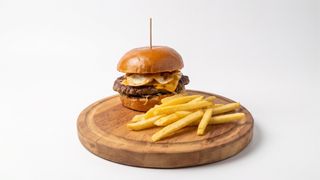 Single egg burger