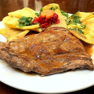 Churrasco cordobés al horno en su jugo