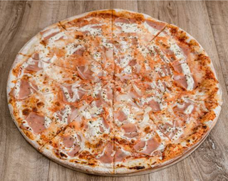 Pizza carbonara