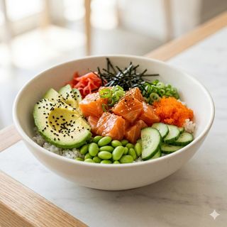 Wok De Poke Salmón