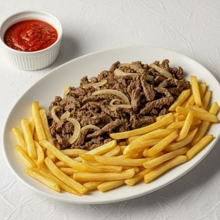 Frite À La Viande