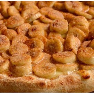 Pizza de Banana e Canela