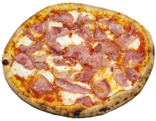  Pizza al prosciutto