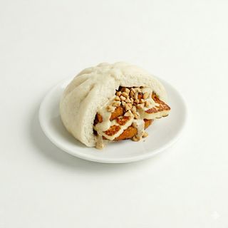 Bao De Calabaza Asada Con Queso Halloumi (1 Ud.)