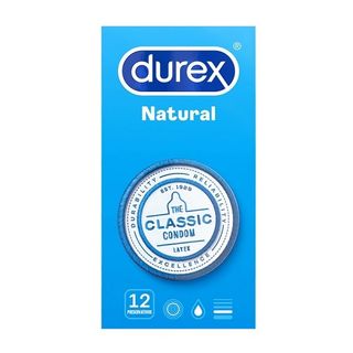Caja 12 Preservativos Durex Natural