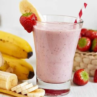 Batido De Fresa Y Plátano (400 Ml.)