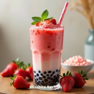 Strawberry Fruit Boba