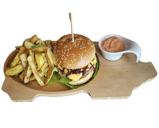 Meniu Burger Spicy 320/200/80gr