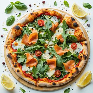 Pizza Al Salmone