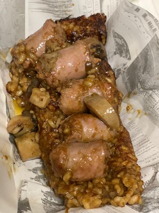 Socarrat De Butifarra Payés, Negra y setas