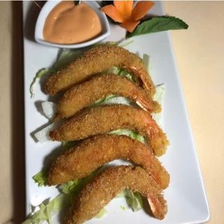 Langostinos rebozados