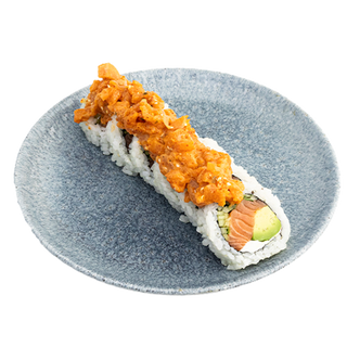 77. Uramaki Spicy łosoś