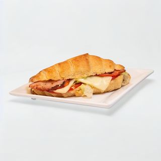 CROISSANT VEG. QUESO Y JAMÓN
