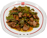 Ternera con Pimientos Verdes