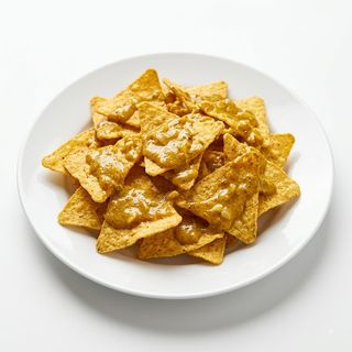 Nachos Con Salsa Curry