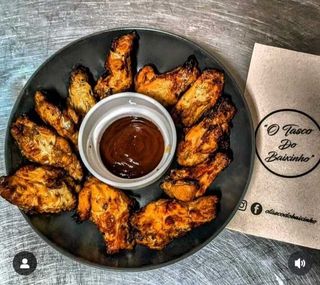 Asas de Frango no Prato