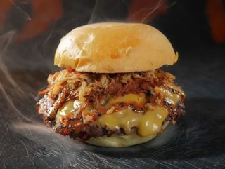 Pulled pork burger
